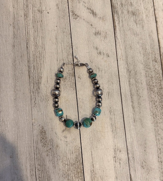 Mixed Turquoise Bracelet