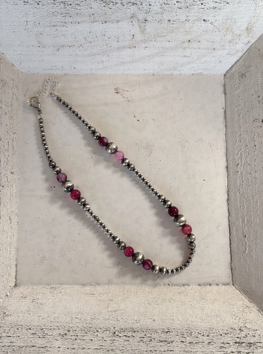 15" Pink Agate