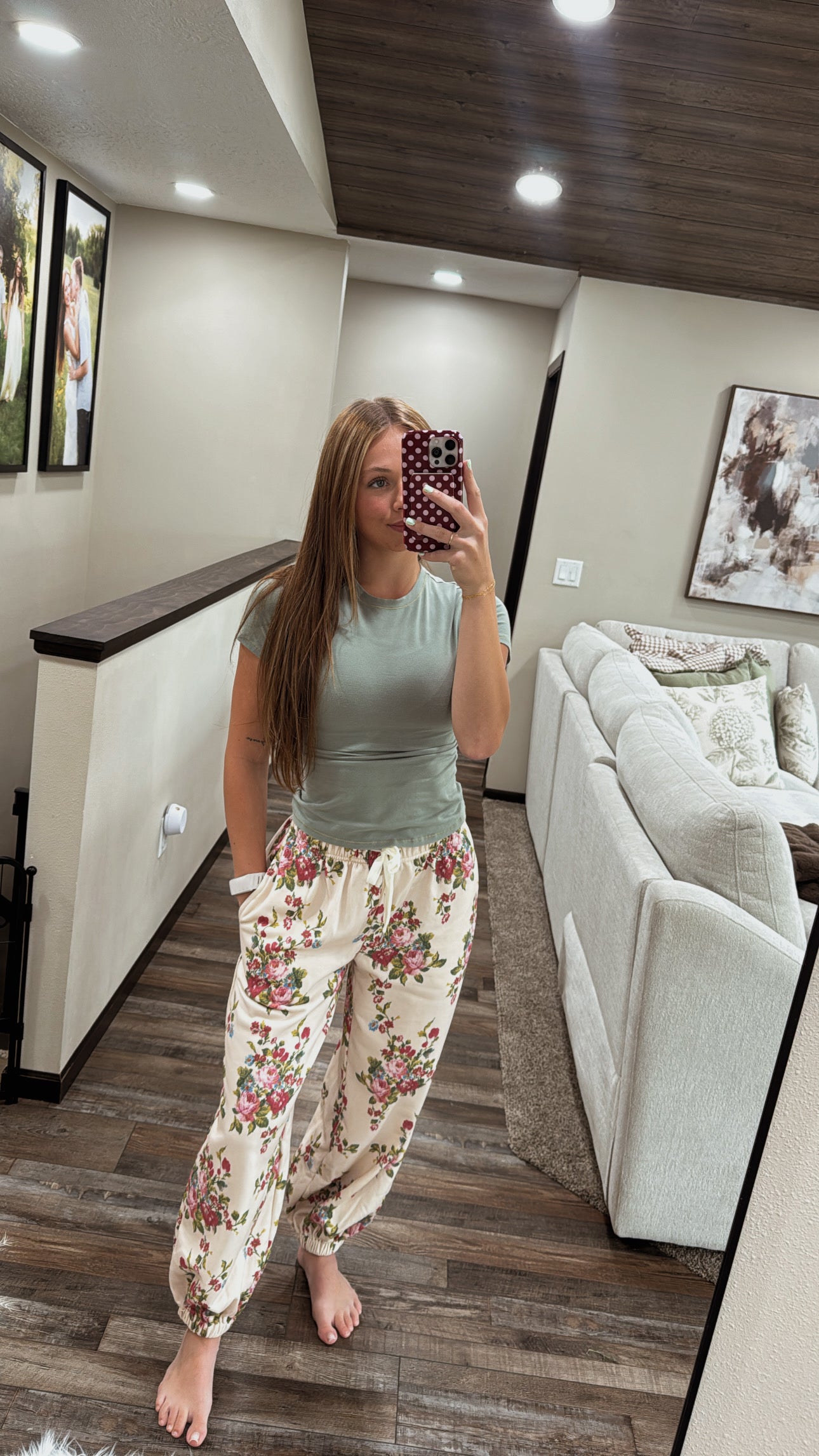 Vintage Floral Pants
