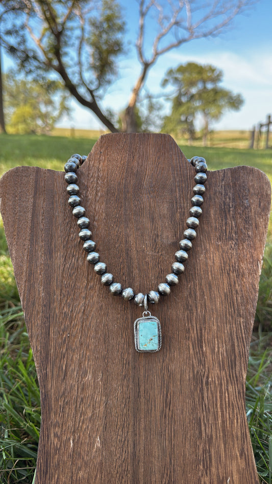 Kingman Turquoise Pendant