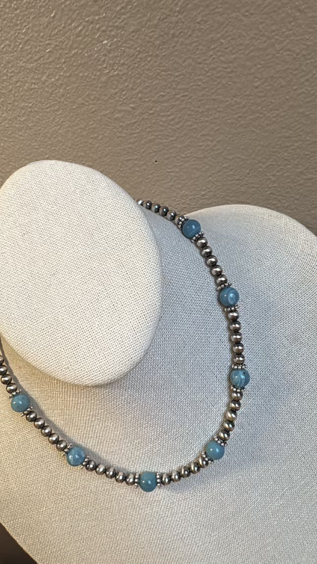 14" Larimar Quartz