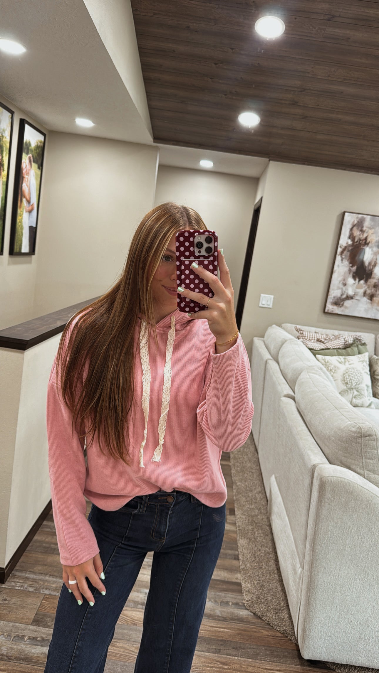 Cozy Lace Hoodie