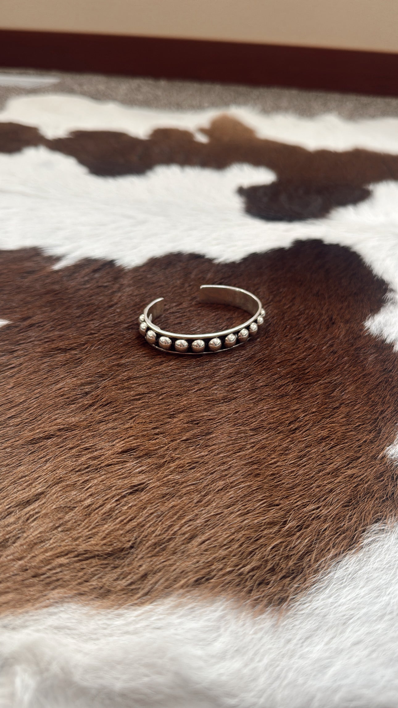 Sterling Silver Serenity Sphere Cuff