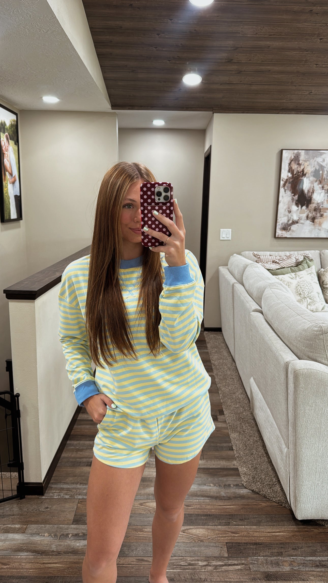 Blue/Yellow Matching Set