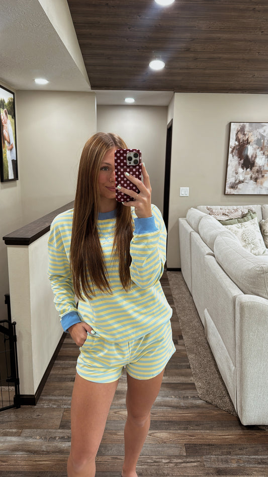 Blue/Yellow Matching Set