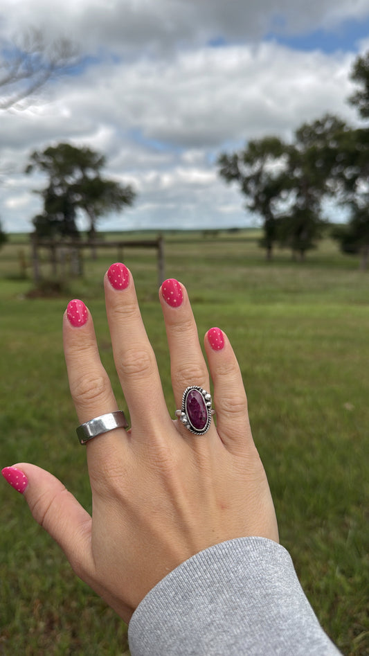 Purple Spiny Ring