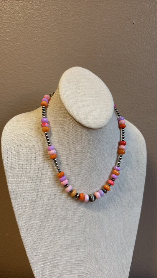17" Orange & Purple