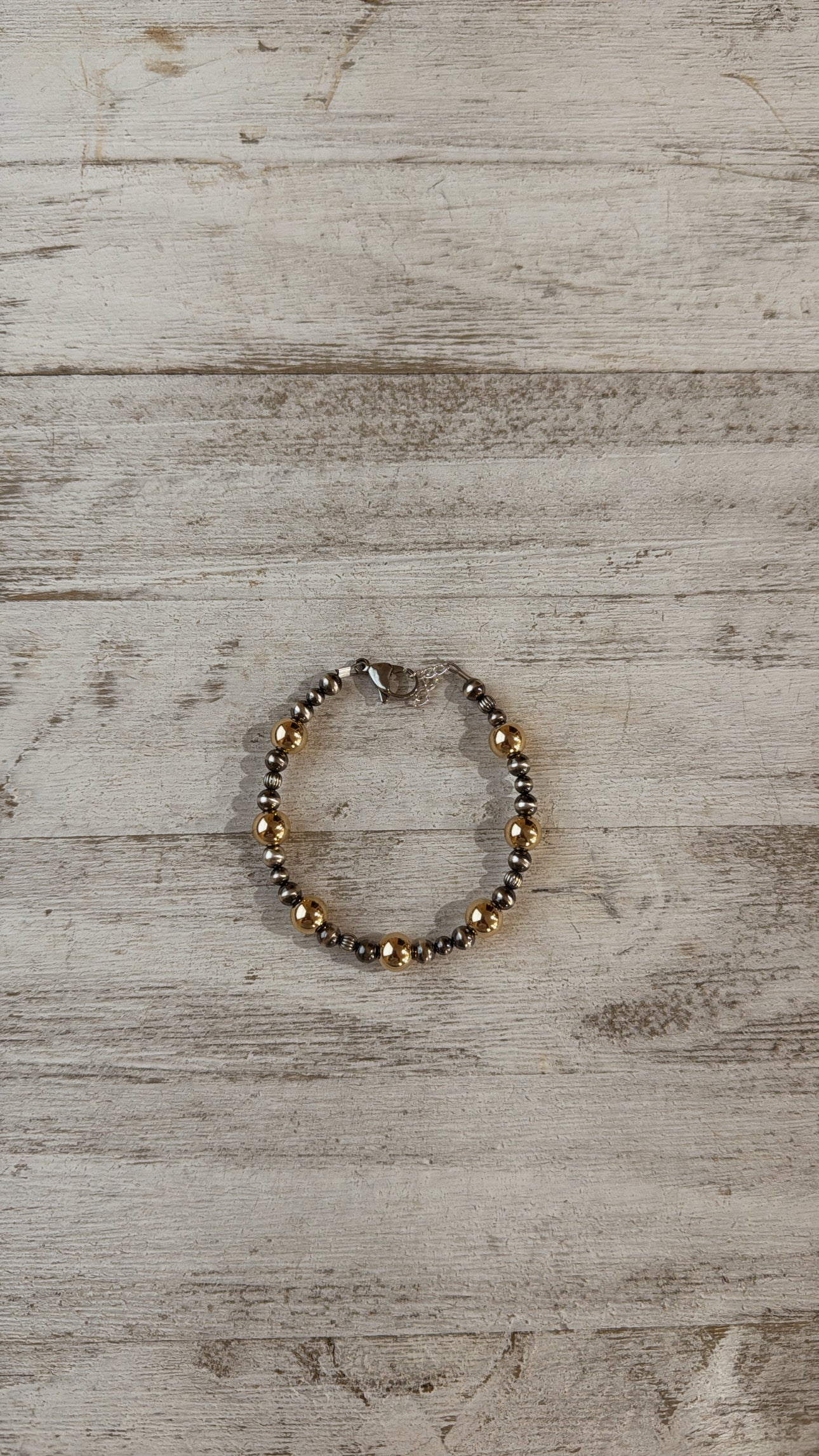 4-8mm Mixed Metals Bracelet