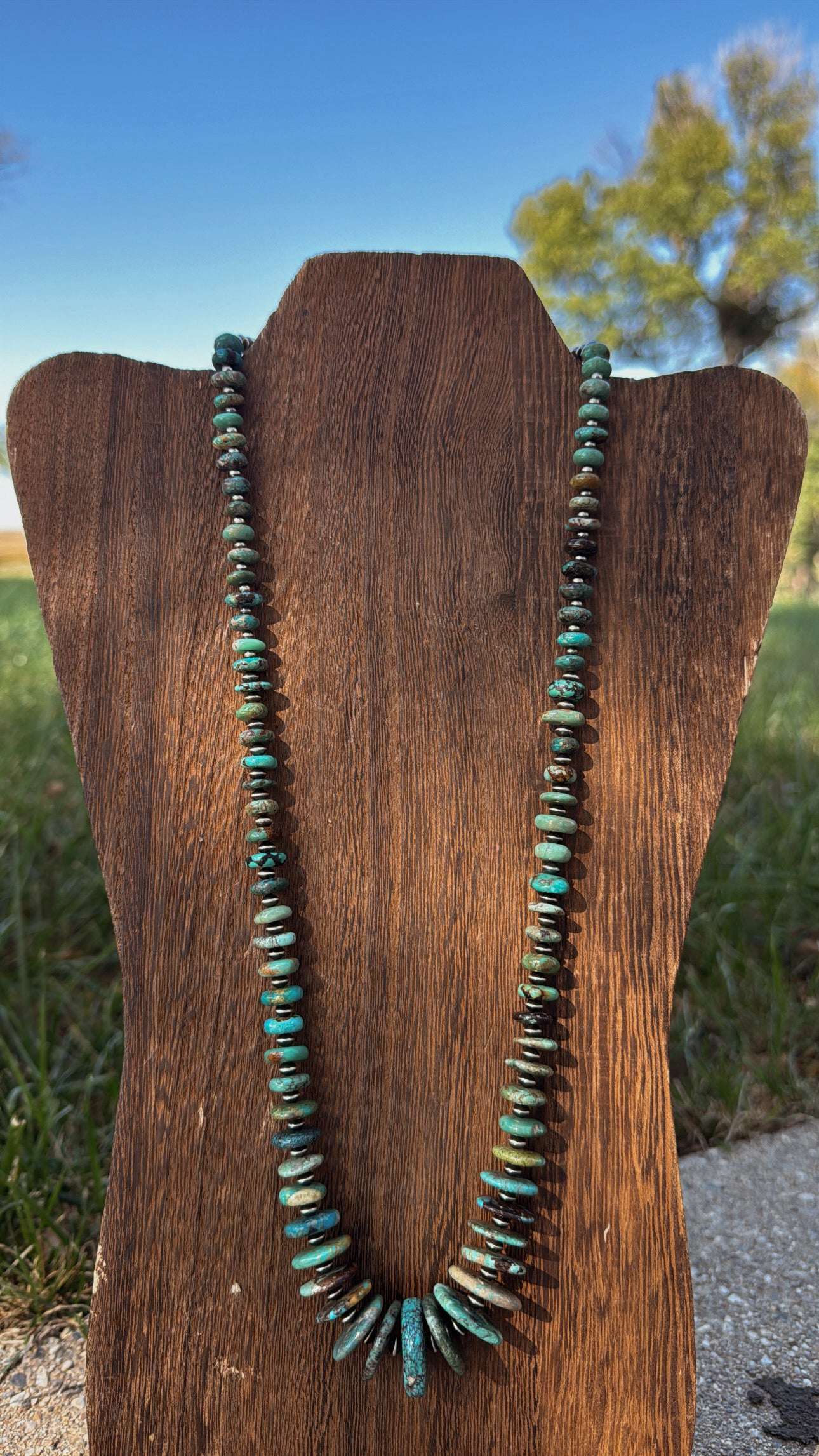 25" Graduated Turquoise