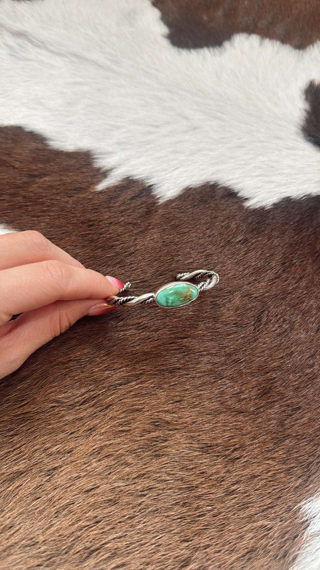 Sonoran Mountain Turquoise & Sterling Silver Cuff