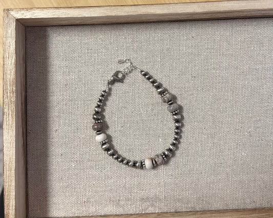 Pink Zebra Jasper Bracelet