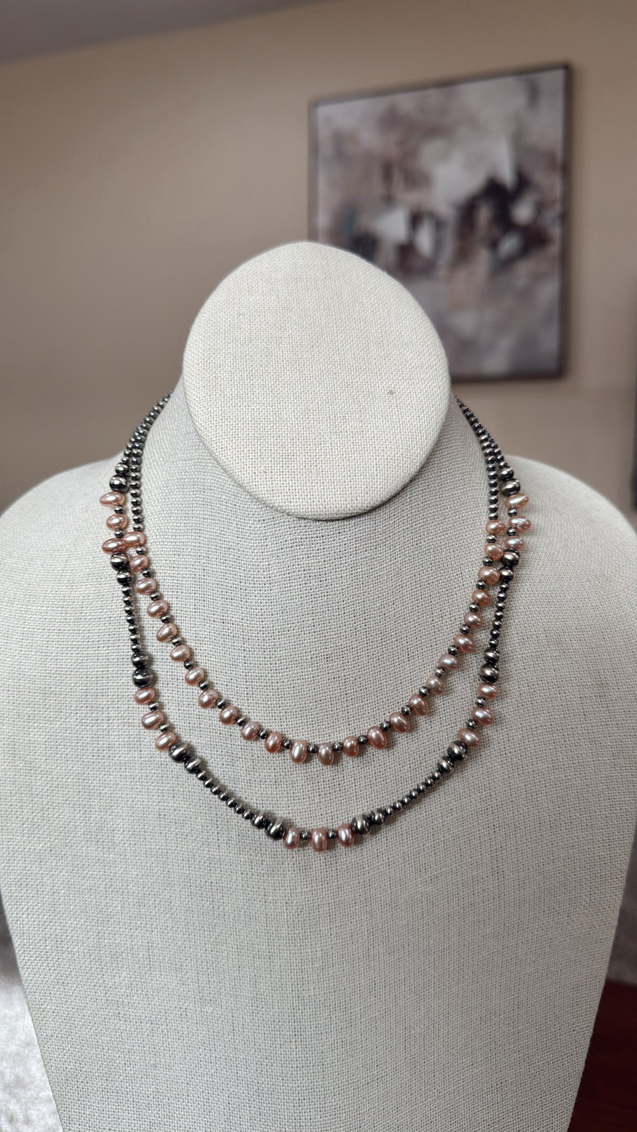 16" Pink Freshwater Pearls