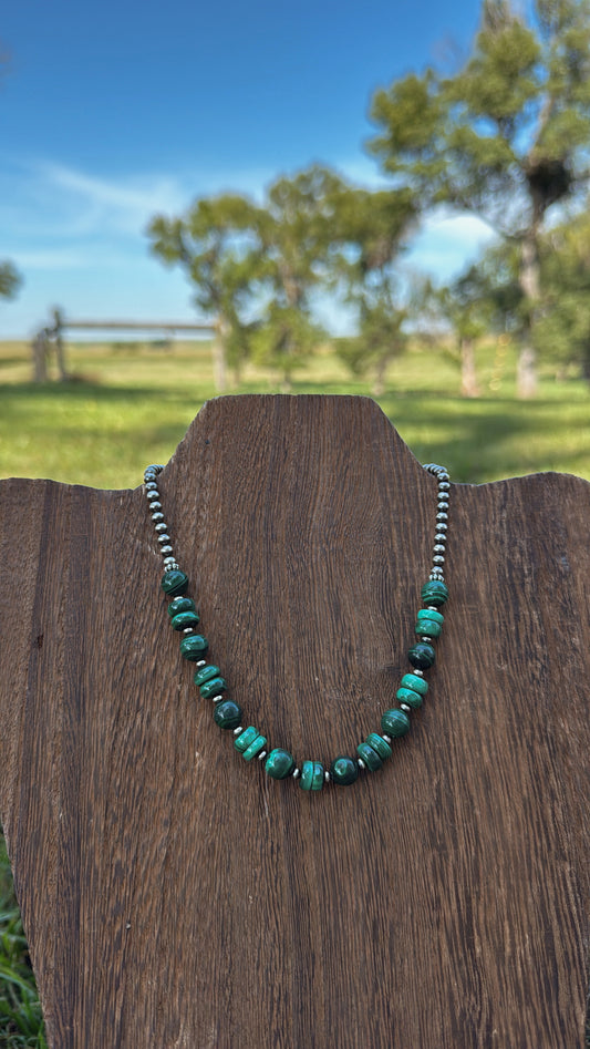13" Green Malachite