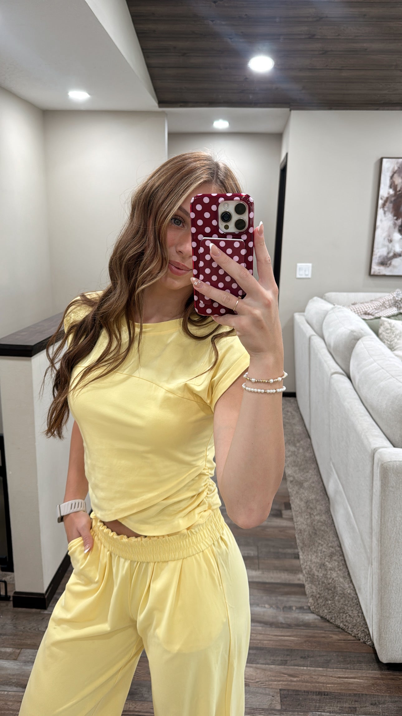 Yellow Matching Set