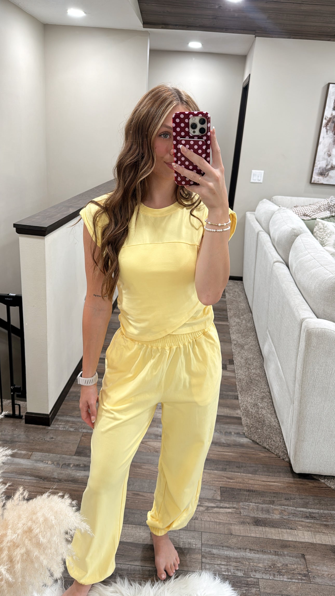 Yellow Matching Set