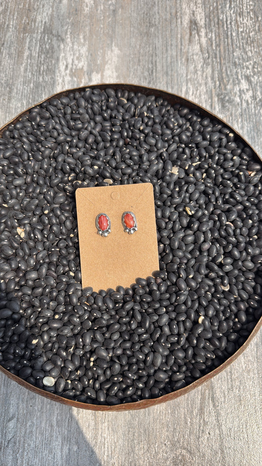 Red Spiny Studs