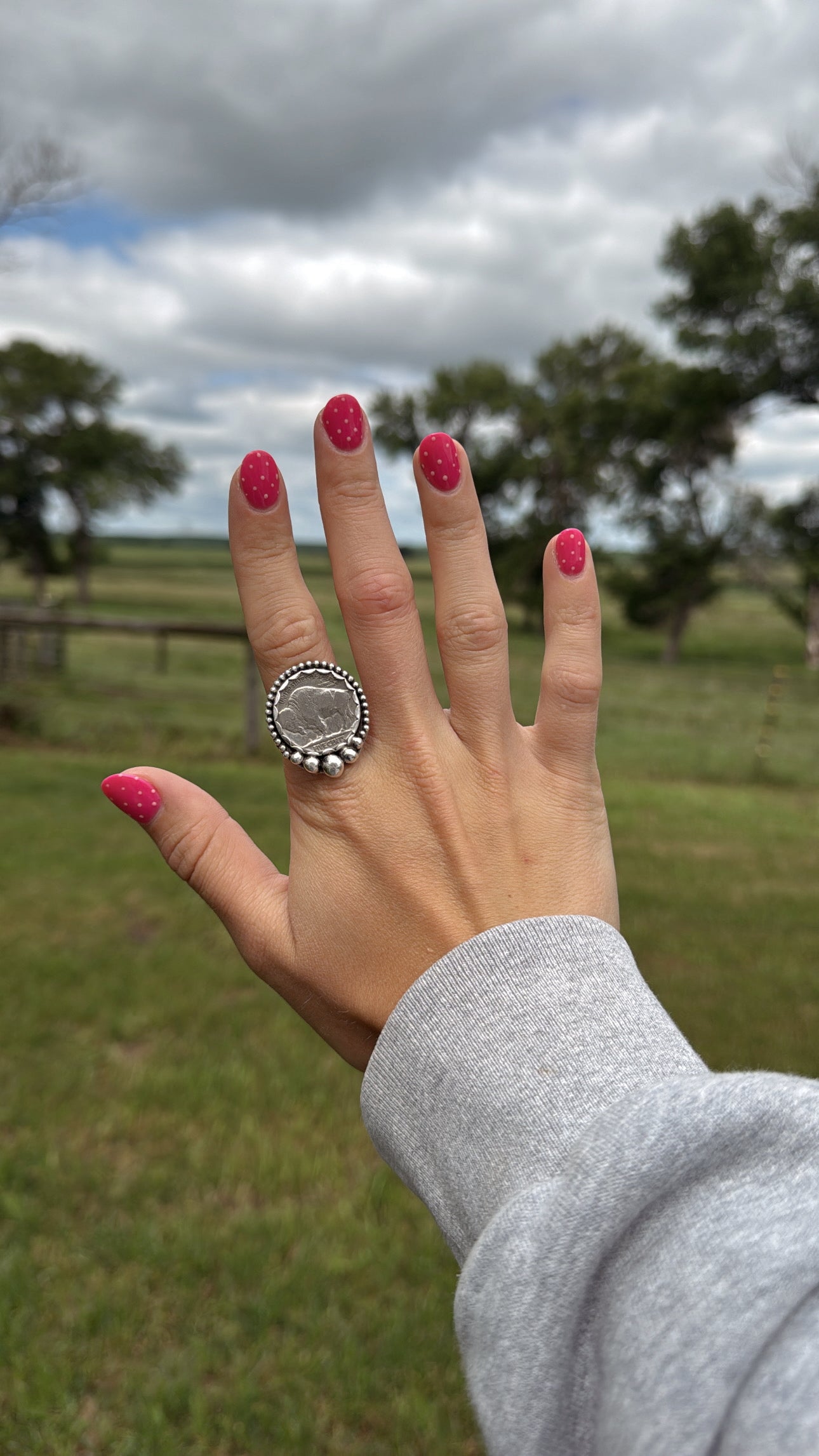 Buffalo Coin Ring