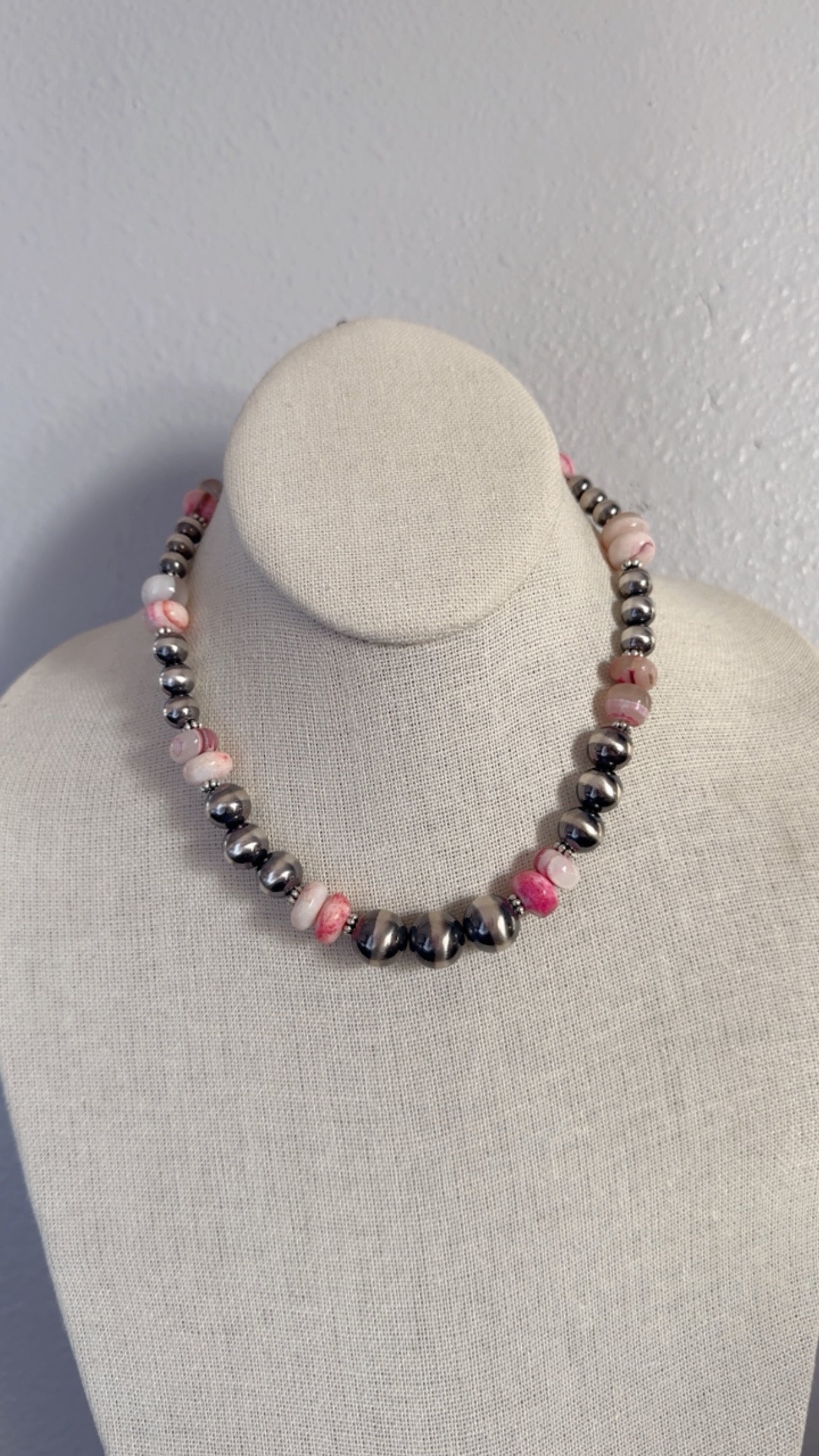 15" Pink Peach Opal
