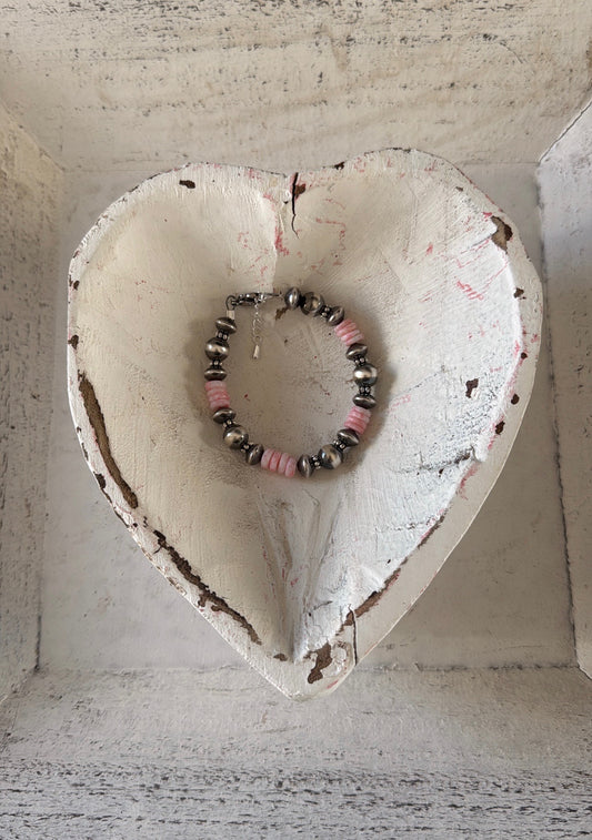 Pink Conch Bracelet